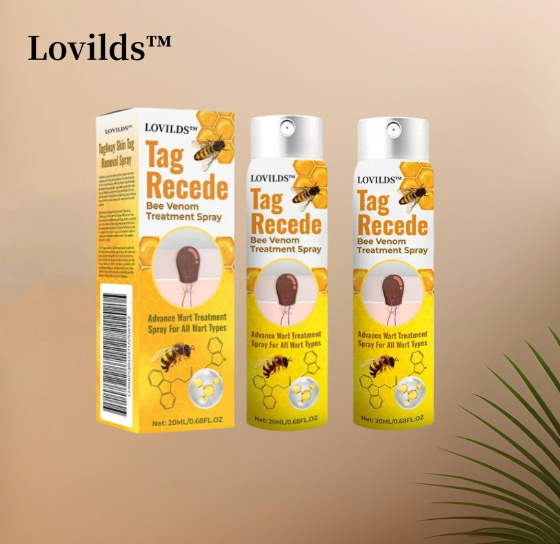 šLOVILDS⢠TagRecede Bee Venom Treatment Spray