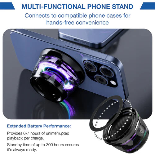Brivibe™ – Stick, Shine & Sound with Waterproof Bass & RGB Glow