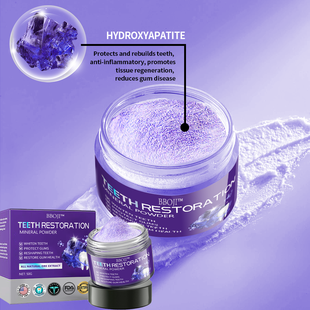 BBOJI™ (ADA recommended)Teeth Restoration Mineral Powder💎(𝐋𝐢𝐦𝐢𝐭𝐞𝐝 𝐭𝐢𝐦𝐞 𝐝𝐢𝐬𝐜𝐨𝐮𝐧𝐭 𝐋𝐚𝐬𝐭 𝟑𝟎 𝐦𝐢𝐧𝐮𝐭𝐞𝐬⏰)